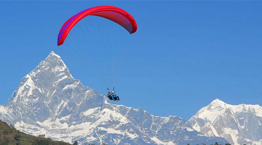 Nepal Paragliding Tour with Majestic Himalaya View | Pokhara, Nepal